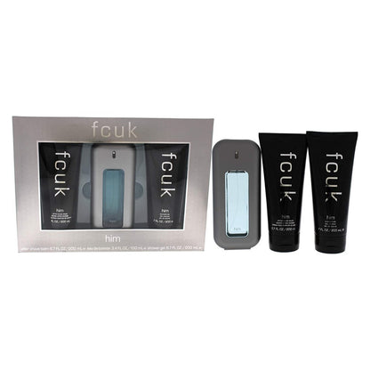 FCUK Original 100ml Gift Set for Men 3 Piece