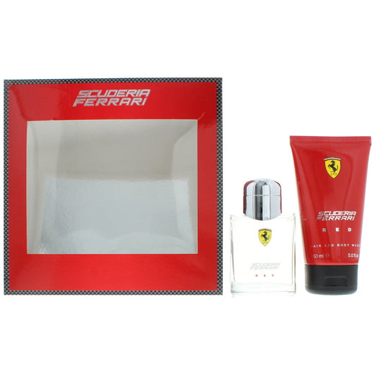 Ferrari Scuderia Red 75ml EDT Spray & 150ml Shower Gel Gift Set