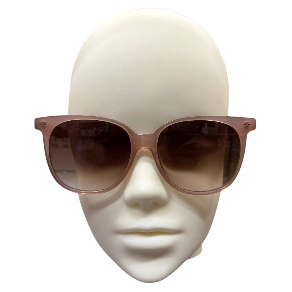 GLAS Eyewear UV400 Sunglasses Maya Pale Rose Plastic Frame & Lens