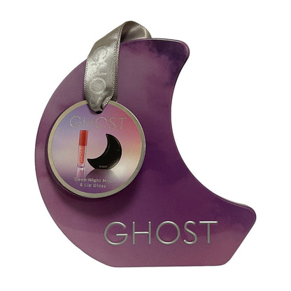 Ghost Deep Night 10ml EDT & Dusky Rose Lip Gloss 1.5ml Gift Set Xmas 23