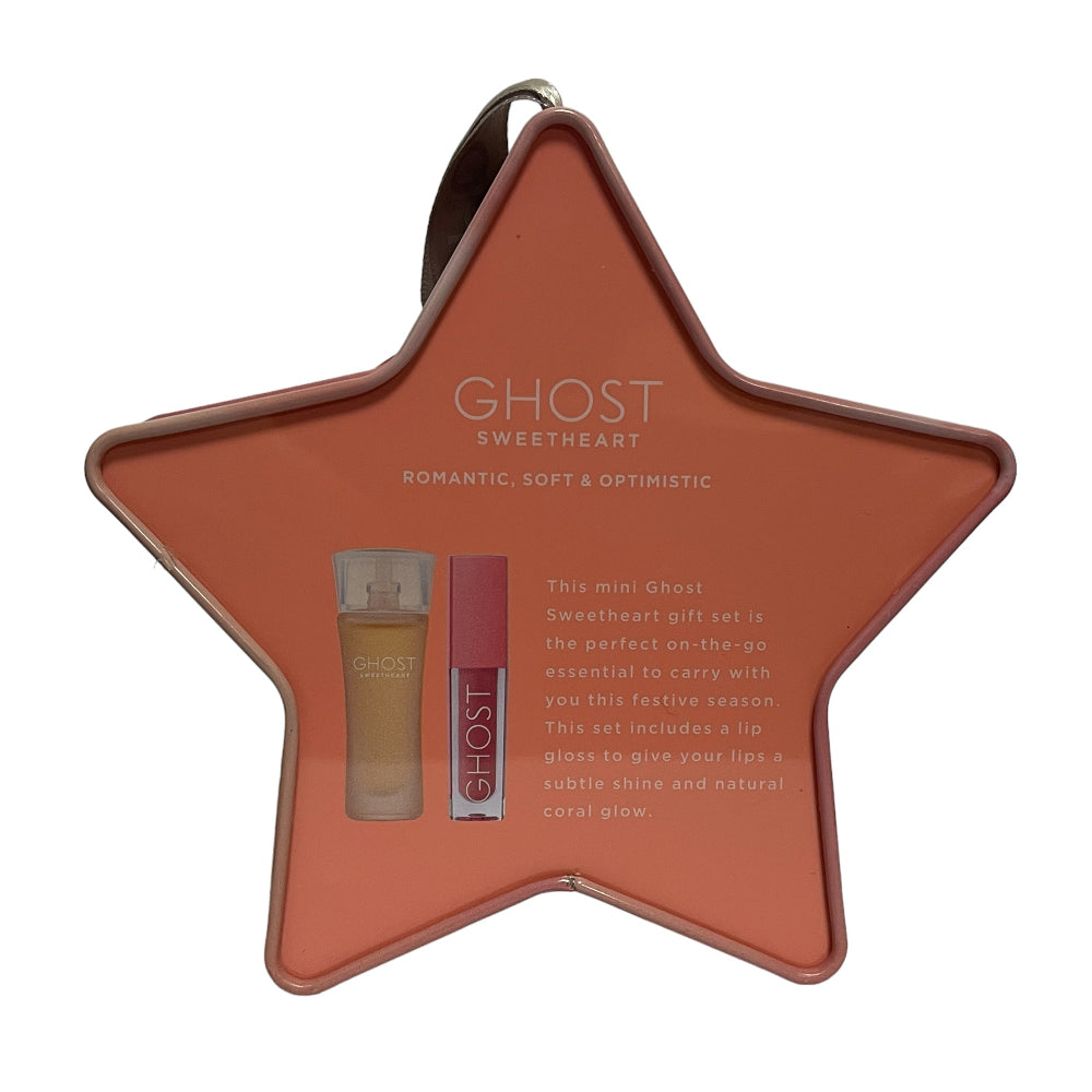Second image of Ghost Sweetheart 5ml EDT & Coral Dream Lip Gloss 1.5ml Gift Set