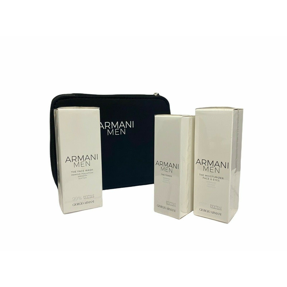 Giorgio Armani Men 4 piece Grooming & Bath Gift Set