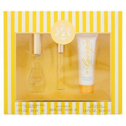 Giorgio Beverly Hills Yellow 30ml EDT 3 Piece Gift Set