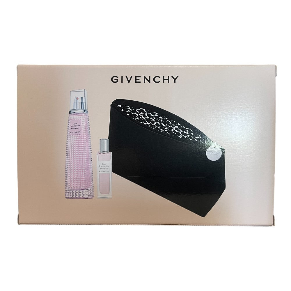 Second image of Givenchy Live Irresistible Blossom Crush 75ml EDT + 15ml Gift Set