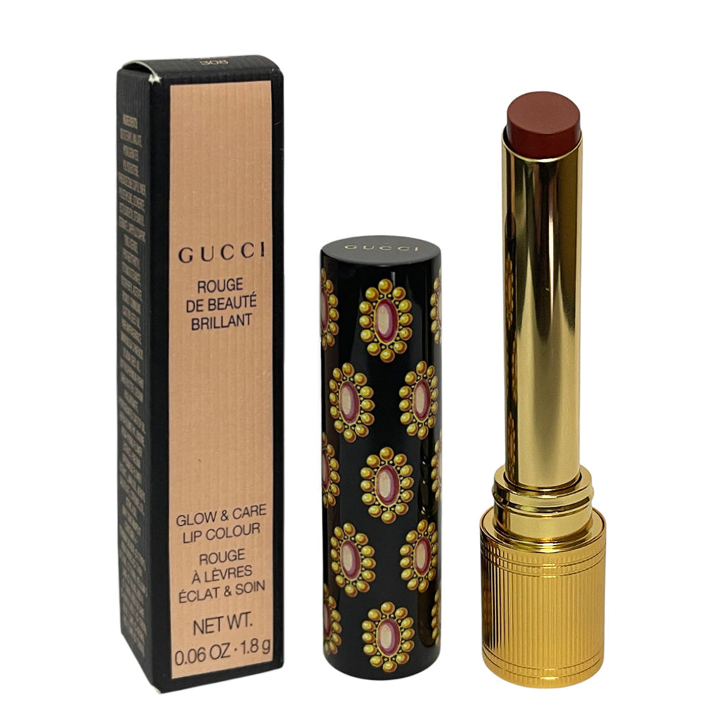 Gucci Glow & Care Lip Color 1.8g Lucy Dark Orange