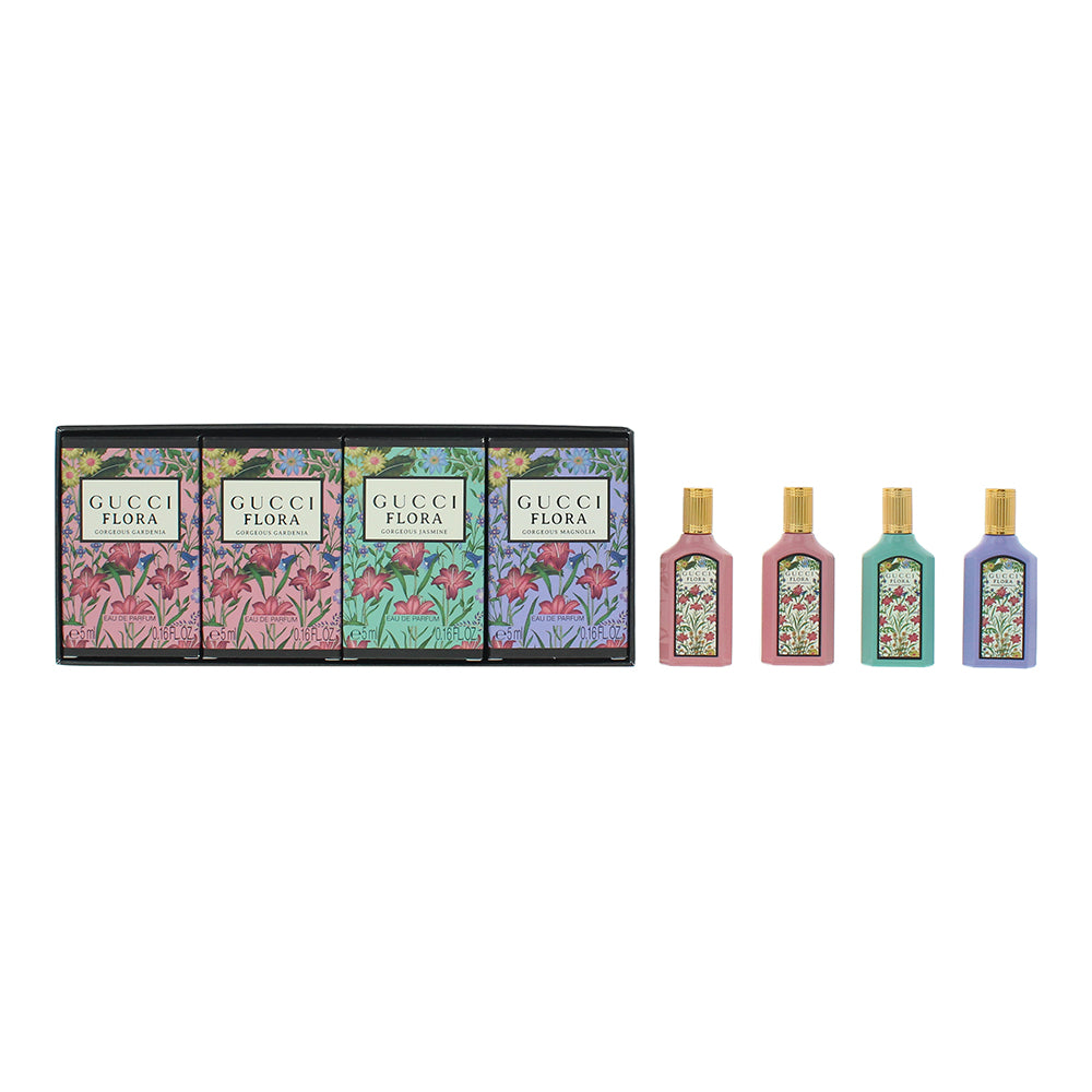 Gucci Flora 4x 5ml EDP Miniature Perfume Gift Set
