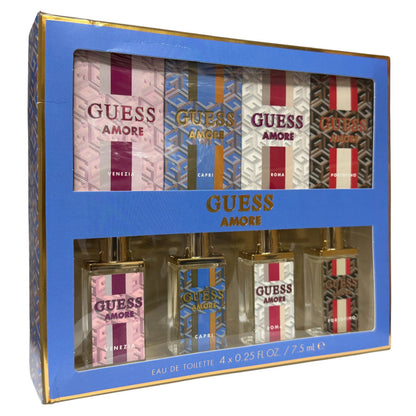 Guess Amore 4x 7.5ml EDT Miniature Gift Set