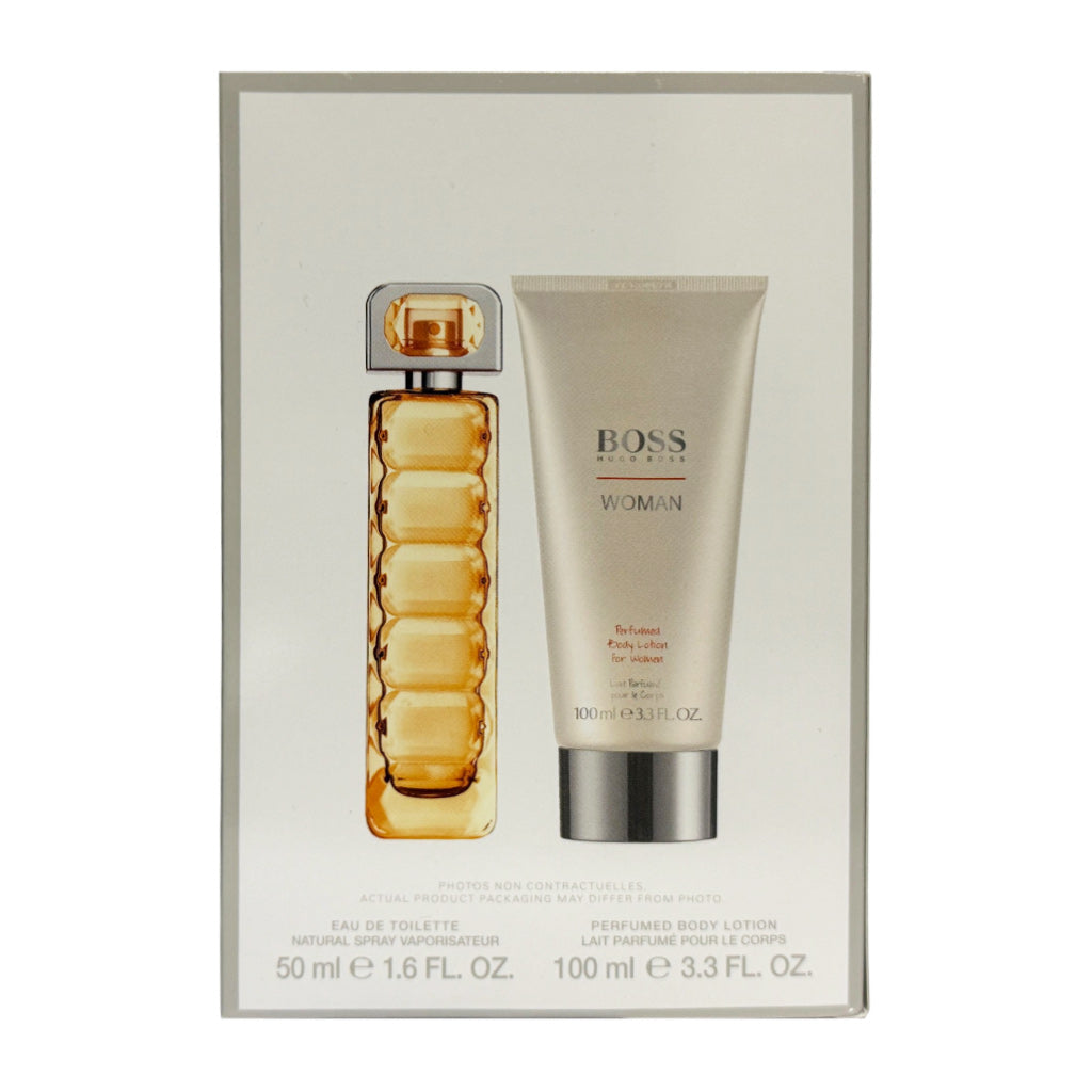 Hugo Boss Orange Woman 50ml EDT Spray & 100ml Body Lotion Gift Set