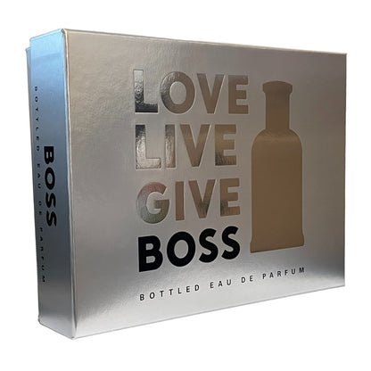 Second image of Hugo Boss Bottled 100ml EDP Spray + 10ml EDP + 100ml Shower Gel Gift Set