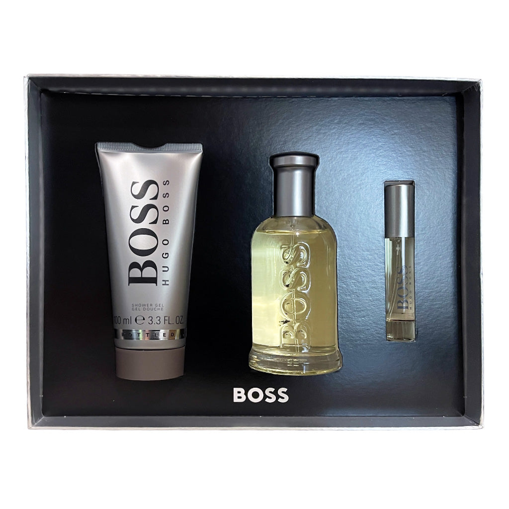 Hugo Boss Bottled 100ml EDT Spray +10ml EDT + 150ml Shower Gel Gift Set