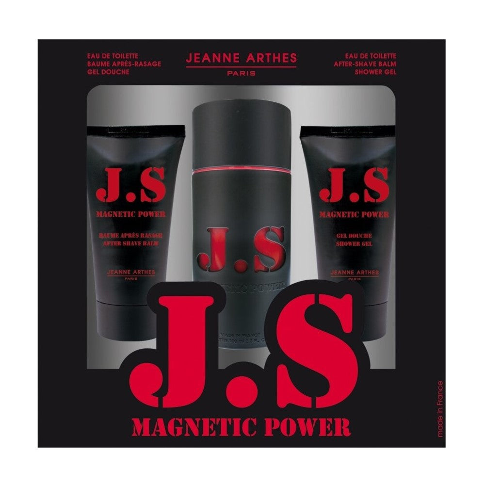 Jeanne Arthes Magnetic Power 100ml EDT Spray 3 Piece Set