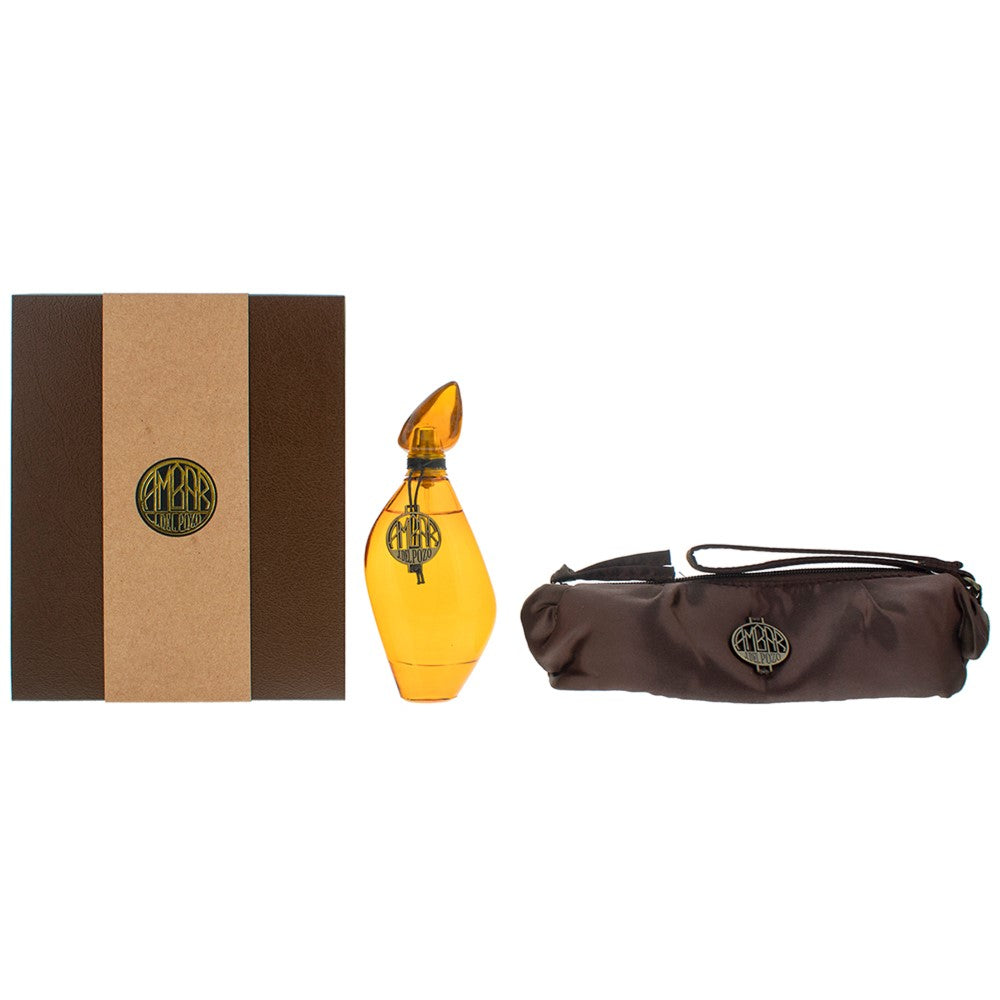 Jesus Del Pozo Ambar 100ml EDT Spray + Bag Gift Set