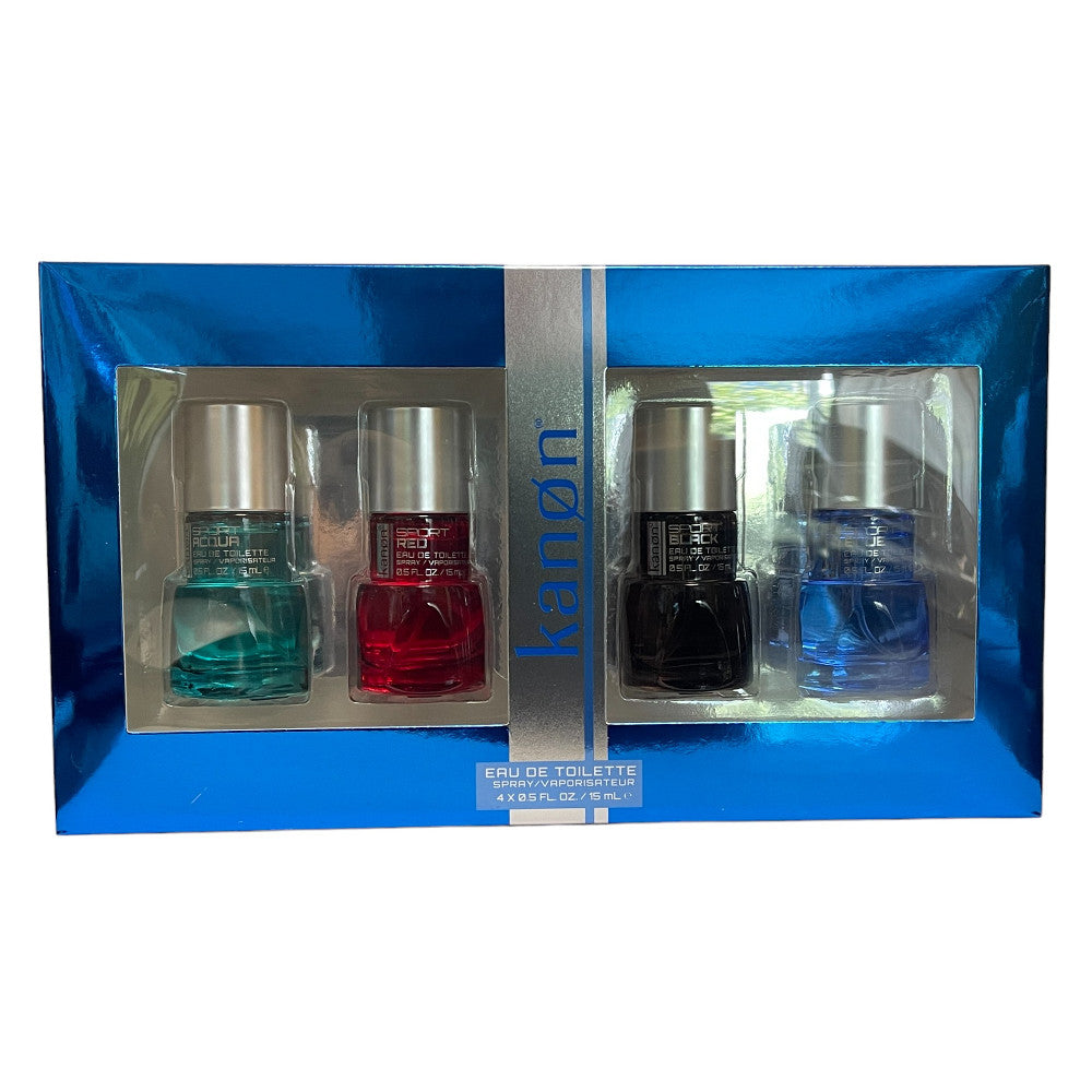 Kanon Sport Miniature Gift Set 4x 15ml EDT Sprays for Men