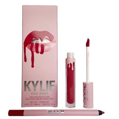 Kylie Jenner Matte Liquid Lipstick 3ml & Lip Liner 1.1g Set #503 Bad Lil Thing 6787