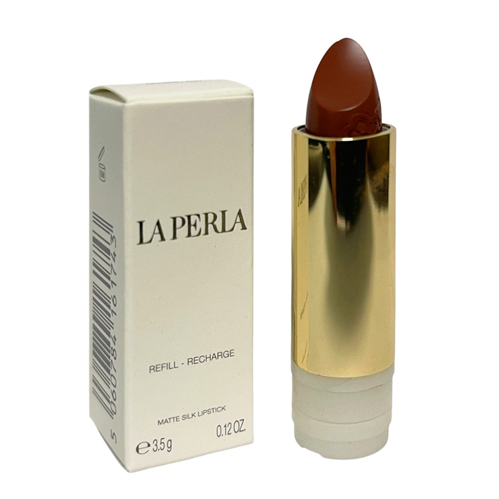 La Perla Matte Silk Lipstick 3.5g Refill #112 Tiramisu Red