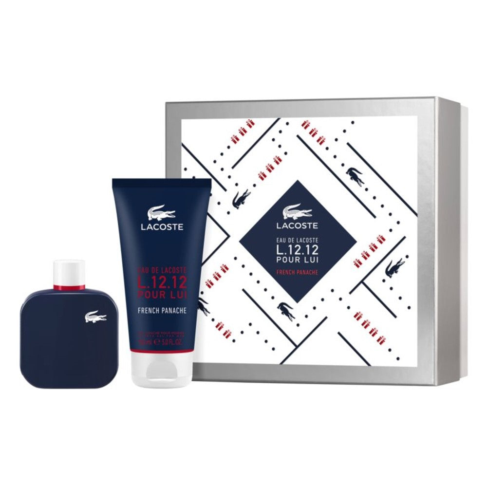 Lacoste L.12.12 French Panache Men 100ml EDT Spray Gift Set