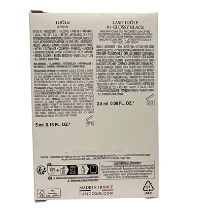 Lancome Idole 5ml EDP Miniature & Mascara 2.5ml Glossy Black Gift Set