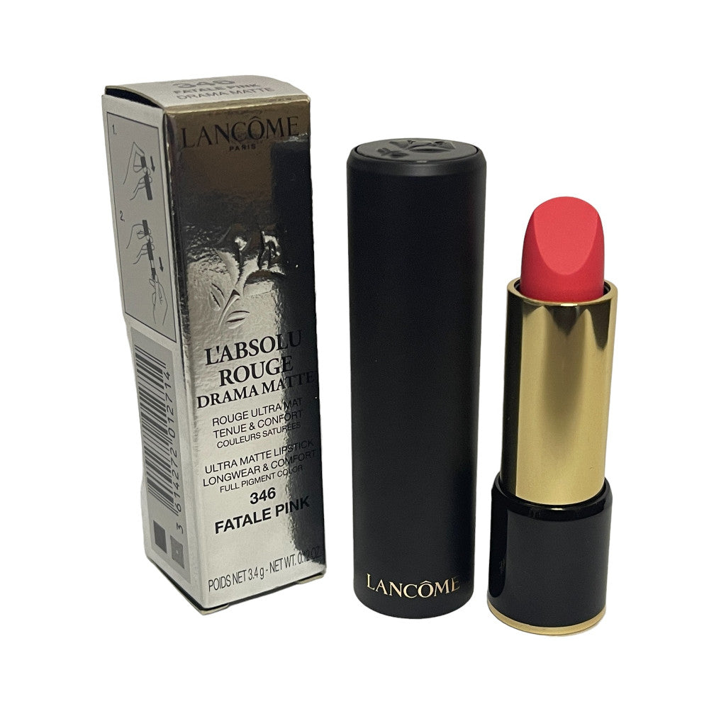 Lancome L'Absolu Rouge Drama Matte Lipstick 3.4g #346 Fatale Pink