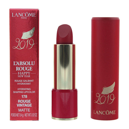 Lancome L'Absolu Rouge Lipstick 2019 Edition 3.4g #178 Rouge Vintage