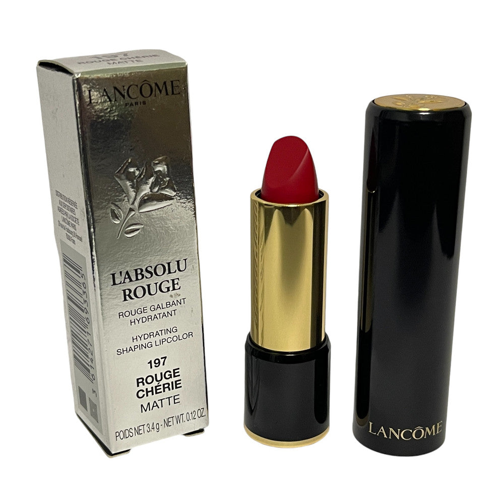 Lancome L'Absolu Rouge Matte Lipstick 3.4g #197 Rouge Cherie