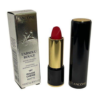 Lancome L'Absolu Rouge Matte Lipstick 3.4g #197 Rouge Cherie