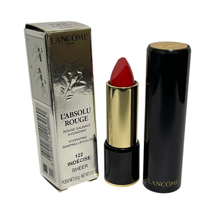 Lancome L'Absolu Rouge Sheer Lipstick 3.4g #122 Indecide