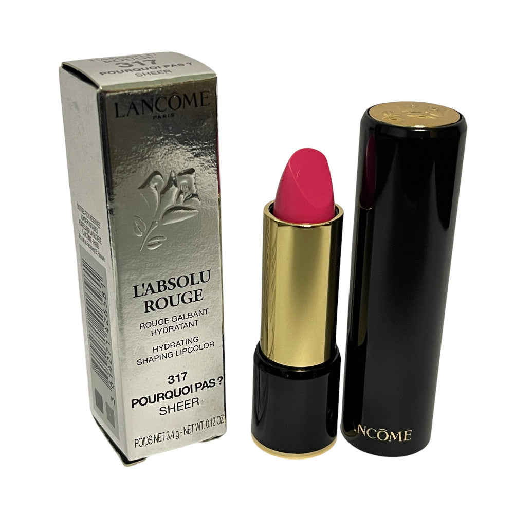 Lancome L'Absolu Rouge Sheer Lipstick 3.4g #317 Porquoi Pas