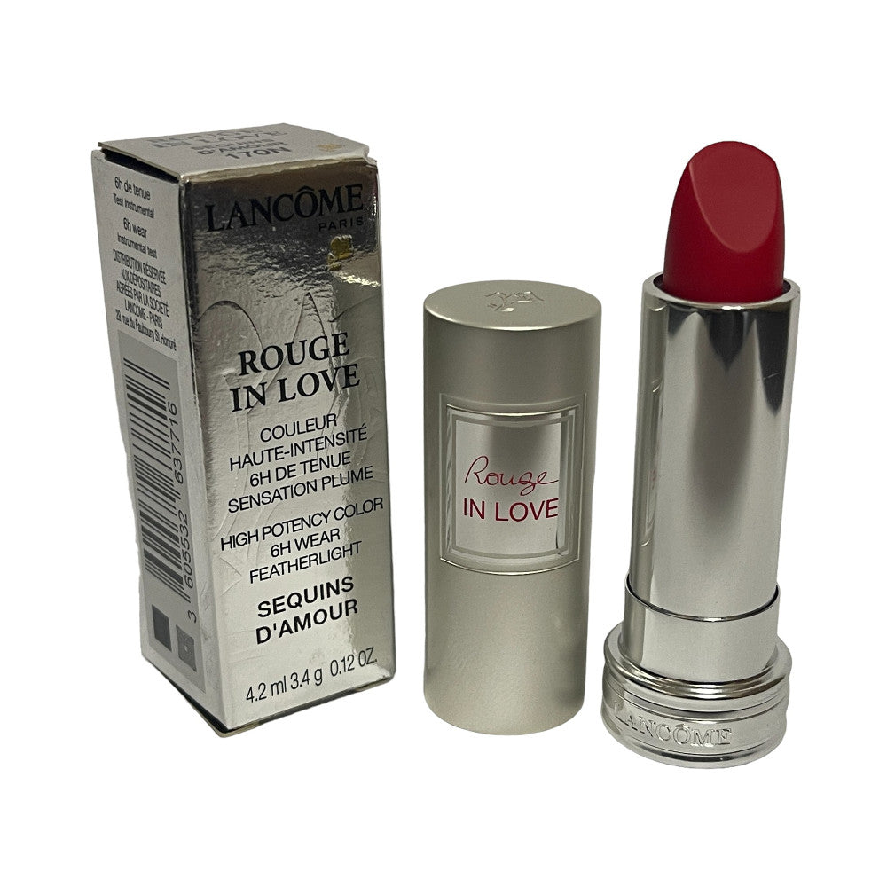Lancome Rouge in Love Featherlight Lipstick 3.4g #170N Sequins D'Amour