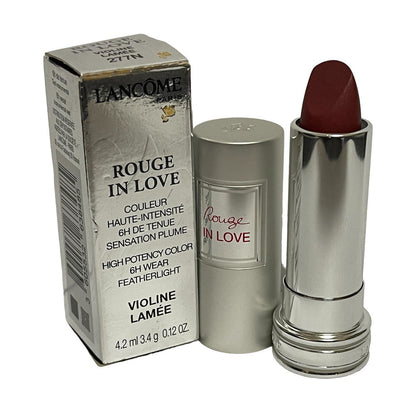 Lancome Rouge in Love Featherlight Lipstick 3.4g #277N Violine Lamee