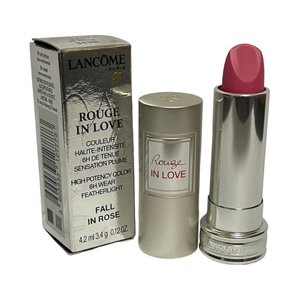 Lancome Rouge in Love Featherlight Lipstick 3.4g #343B Fall In Rose