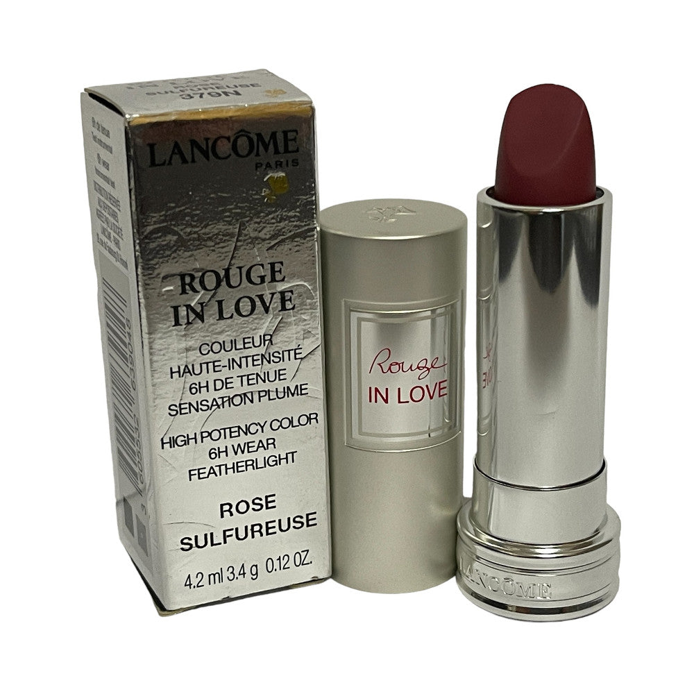 Lancome Rouge in Love Featherlight Lipstick 3.4g #379N Rose Sulfureuse