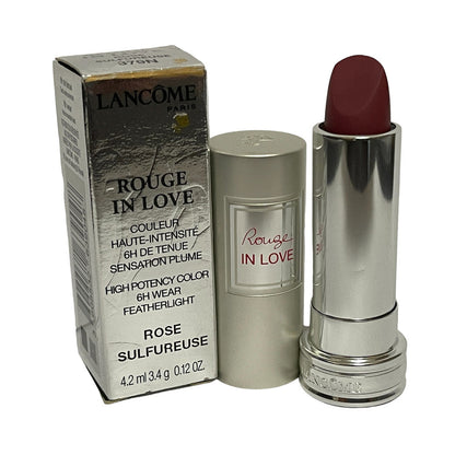 Lancome Rouge in Love Featherlight Lipstick 3.4g #379N Rose Sulfureuse