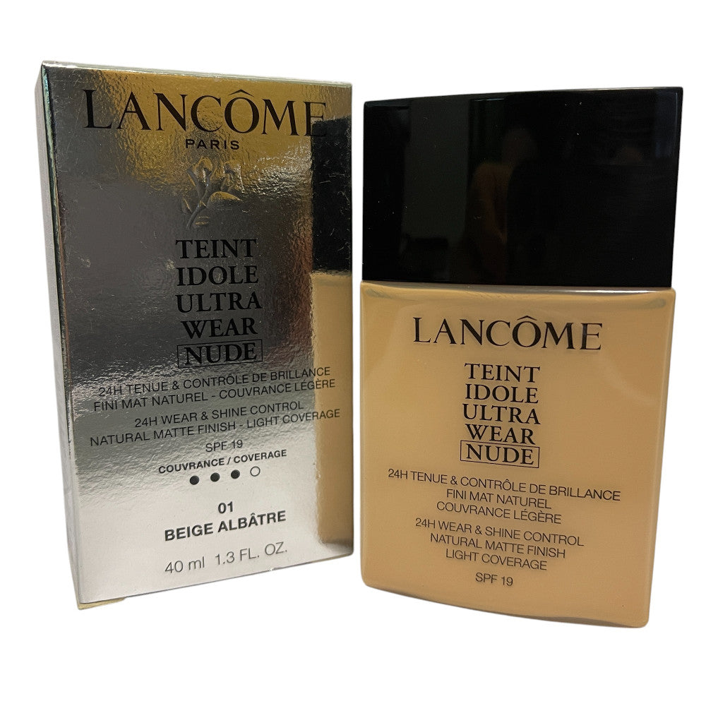 Lancome Teint Idole Ultra Wear Foundation 40ml 24HR SPF19 #01 Beige Albatre