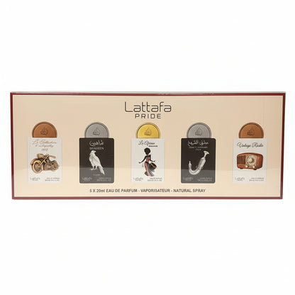 Lattafa Giftset Collection 5x 20ml EDP Shaheen Silver