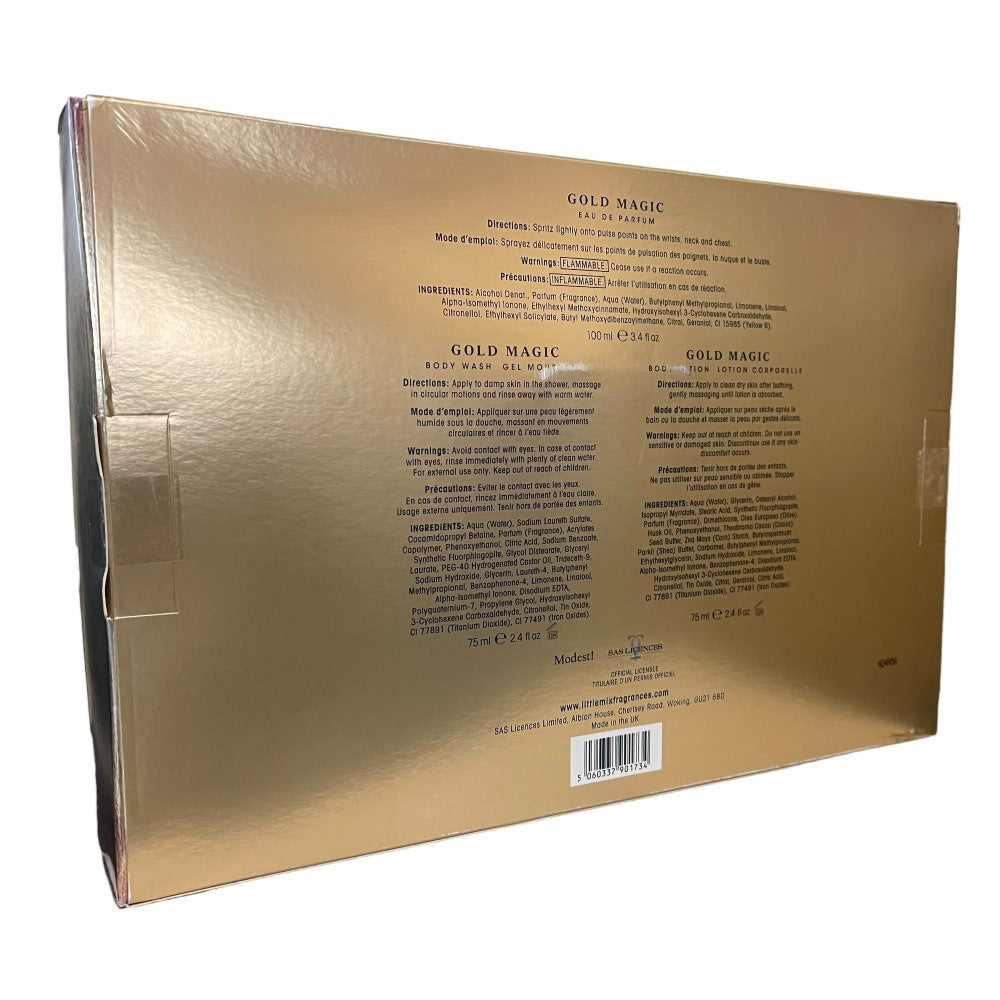 Second image of Little Mix Gold Magic 100ml EDP Spray Gift Set