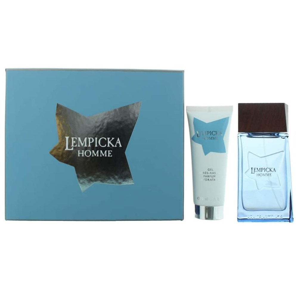 Lolita Lempicka Homme 100ml EDT Spray & 75ml Aftershave Balm Set