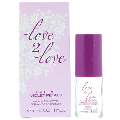 Coty Love 2 Love Freesia + Violet Petals 11ml EDT Spray