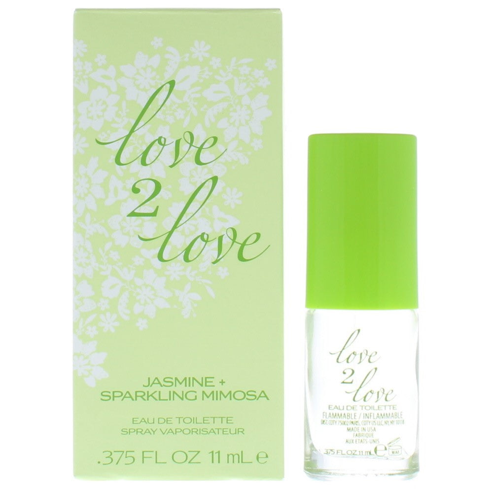 Coty Love 2 Love Jasmine + Sparkling Mimosa 11ml EDT Spray
