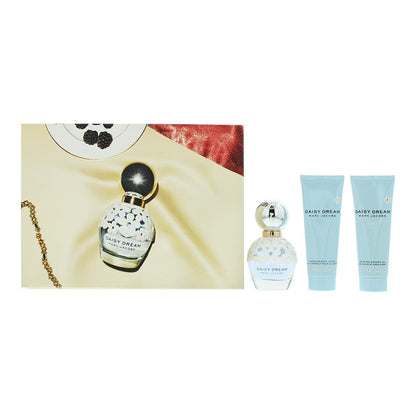 Marc Jacobs Daisy Dream 50ml EDT Spray & Shower Gel + Body Lotion 75ml Gift Set