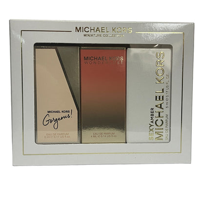 Michael Kors Miniatures Gift Set 2x 5ml EDP 1x 4ml EDP