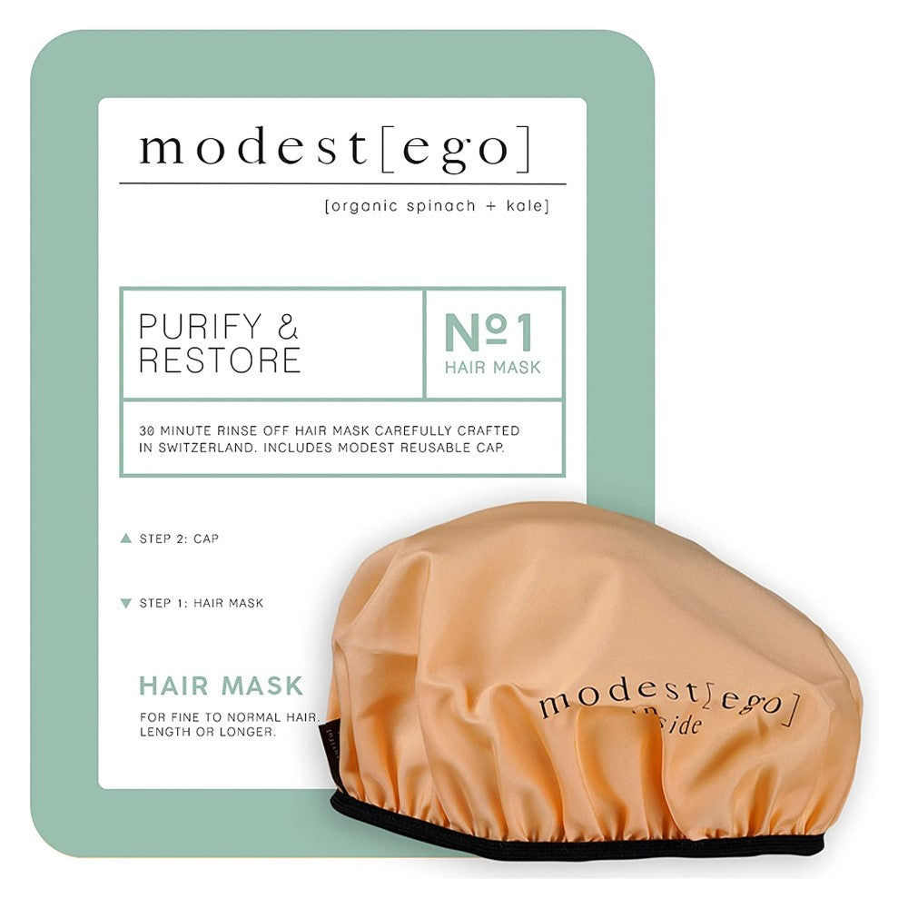 Modest Ego Hair Mask & Cap 20ml Purify Restore