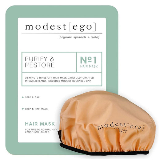 Modest Ego Hair Mask & Cap 20ml Purify Restore
