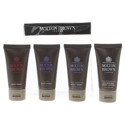Molton Brown 1x 30ml Body Lotion 3x 30ml Body Wash Gift Set