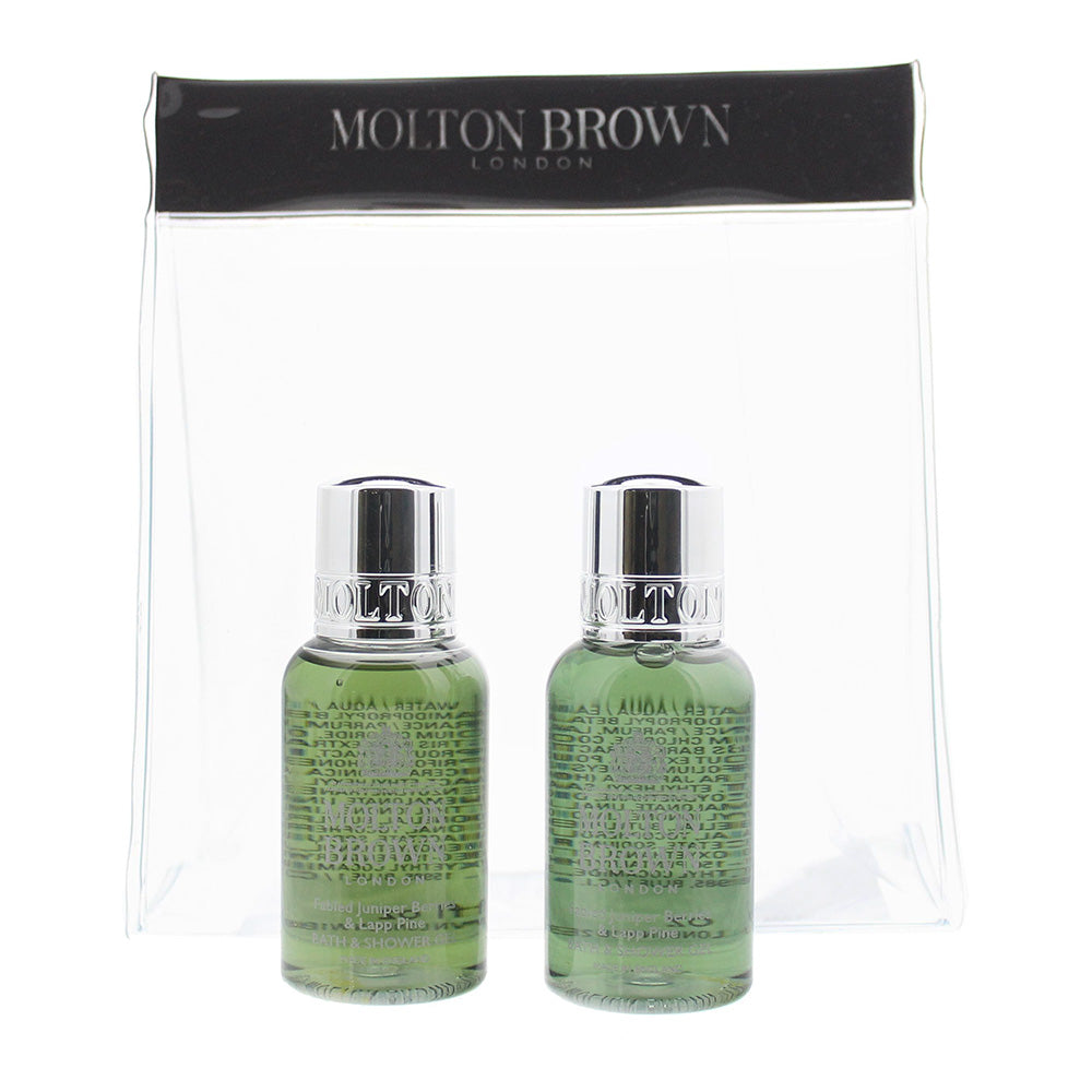 Molton Brown 2x 30ml Bath & Shower Gel Gift Set Juniper Berries