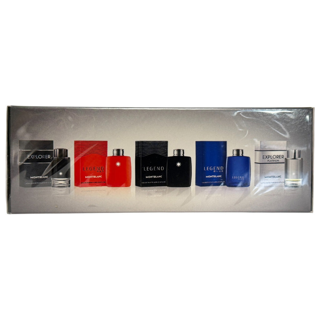 Mont Blanc 5x 4.5ml Men's Miniature Fragrance Gift Set & Hanmia Perfumes