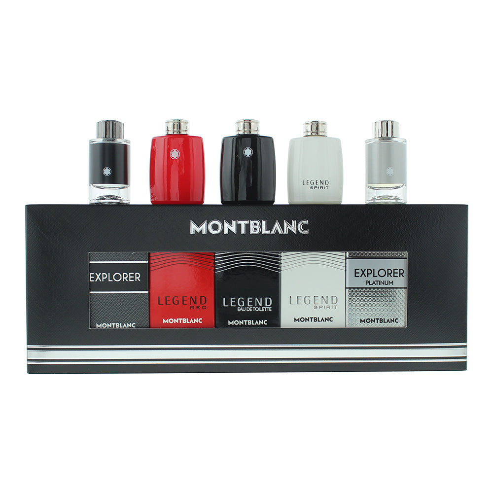 Mont Blanc Mens Miniature Gift Set 5x 4.5ml EDT