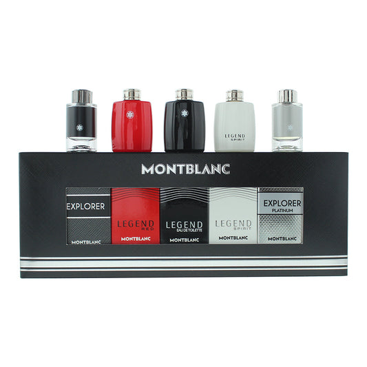 Mont Blanc Mens Miniature Gift Set 5x 4.5ml EDT