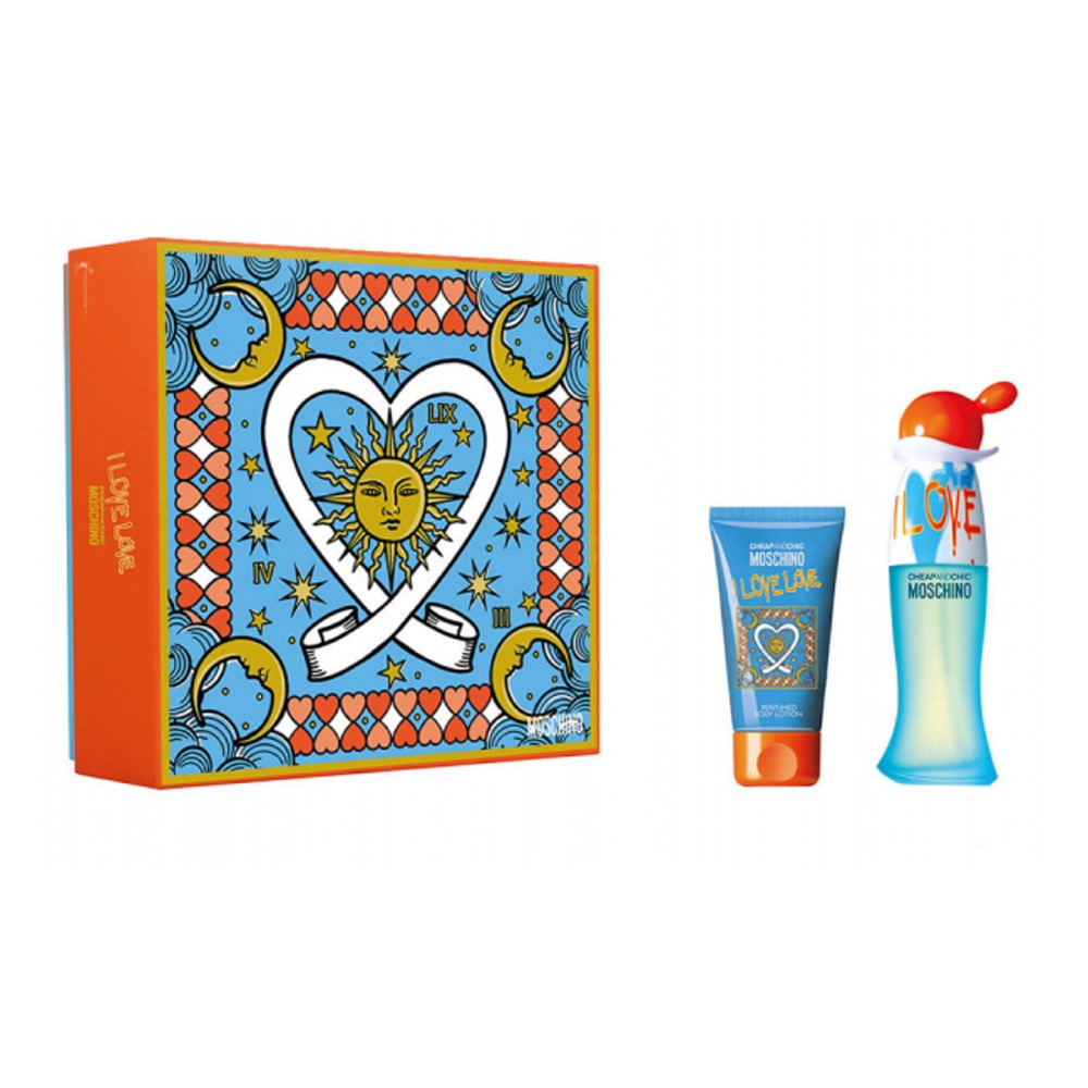 Moschino I Love Love 30ml EDT Spray + 50ml Body Lotion Set