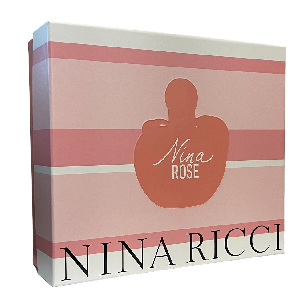 Second image of Nina Ricci Nina Rose Les Belles de Nina 50ml EDT Spray & 75ml Body Lotion Set