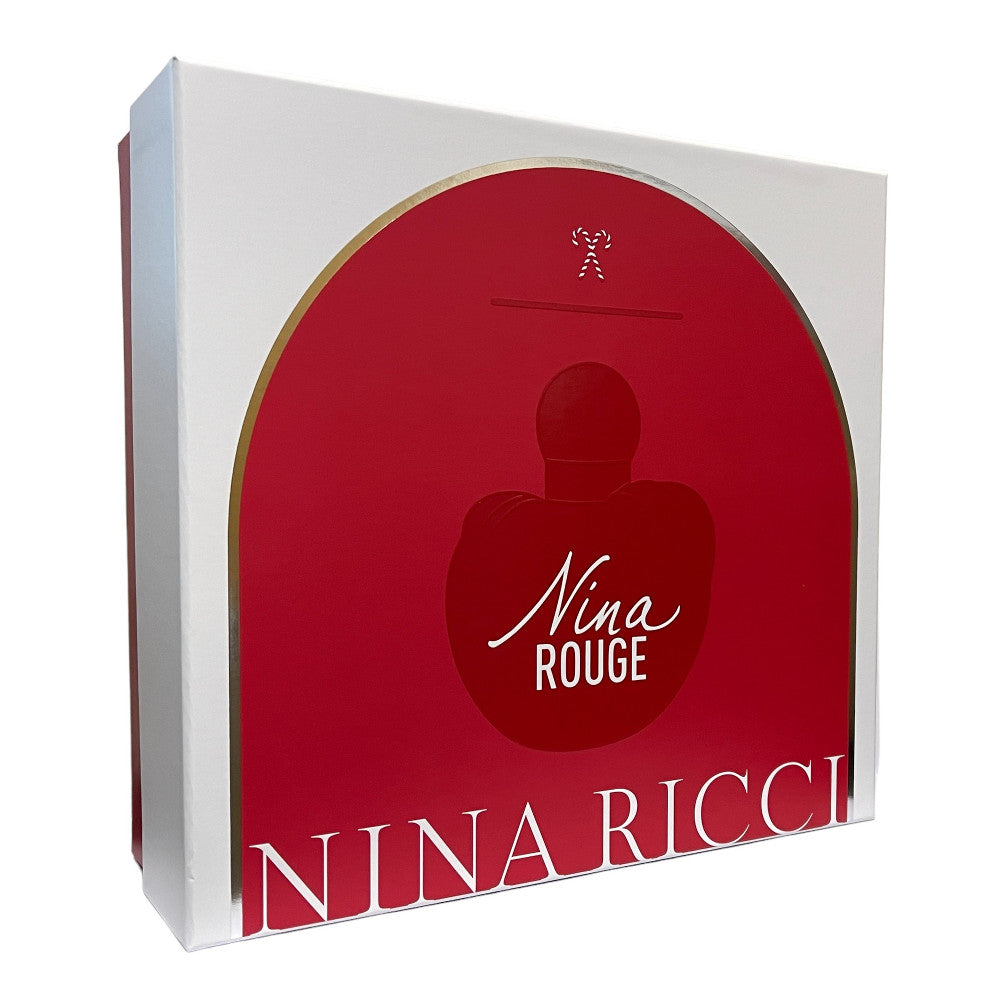 Second image of Nina Ricci Nina Rouge Les Belles de Nina 50ml EDT Spray & 2.5g Lipstick Gift Set